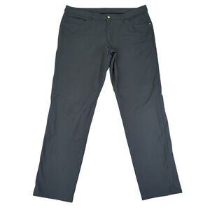Lululemon ABC Pant Classic 34" Mens Gray Athletic Performance Trousers 38 M5426S